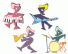 Minority (clarinet, guitar, piano, bass, drums)